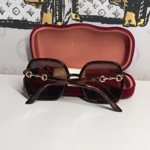 New Authentic Gucci Brown Sunglasses GG0890s 002 - Picture 3 of 11